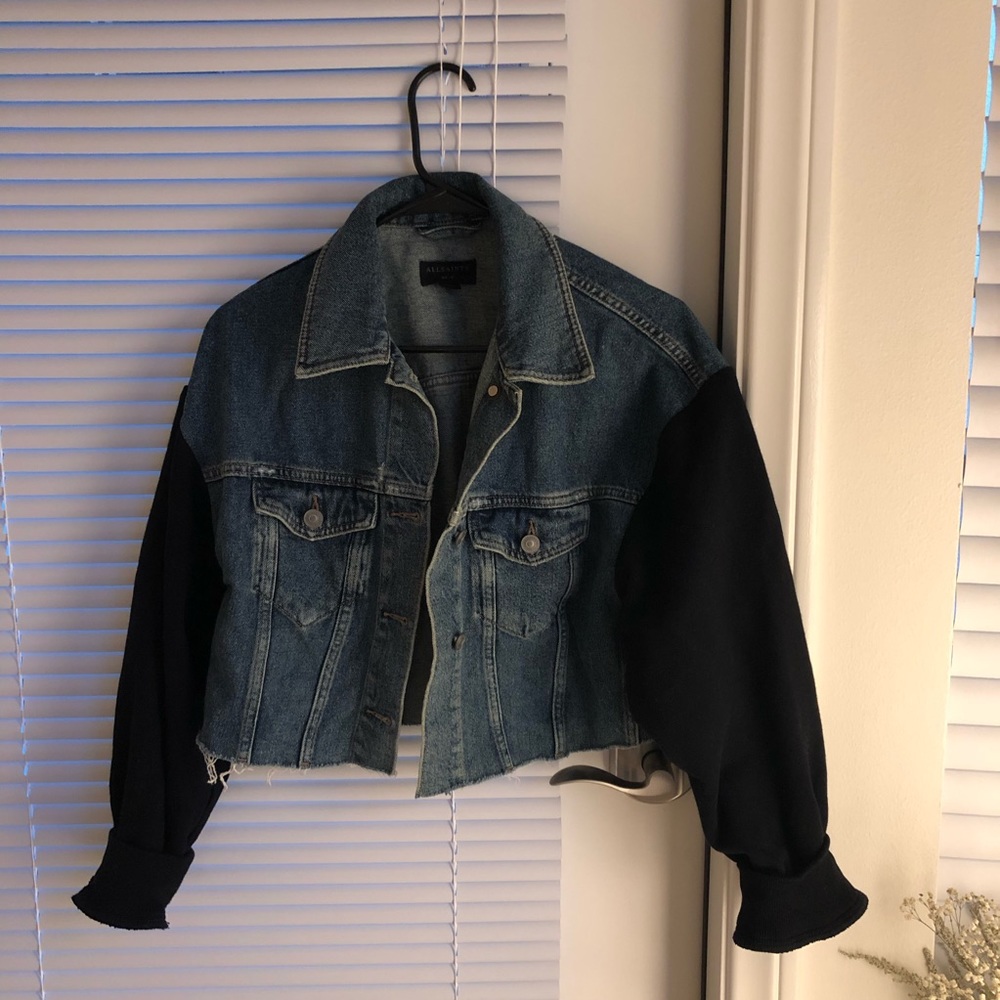 All saints denim jacket